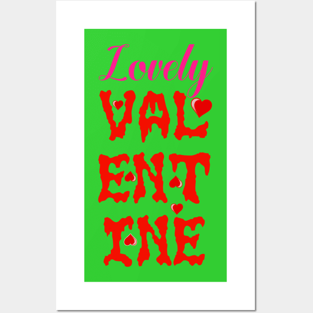 Lovely Valentine | Bloody Halloween Wall Art by PraiseArts 